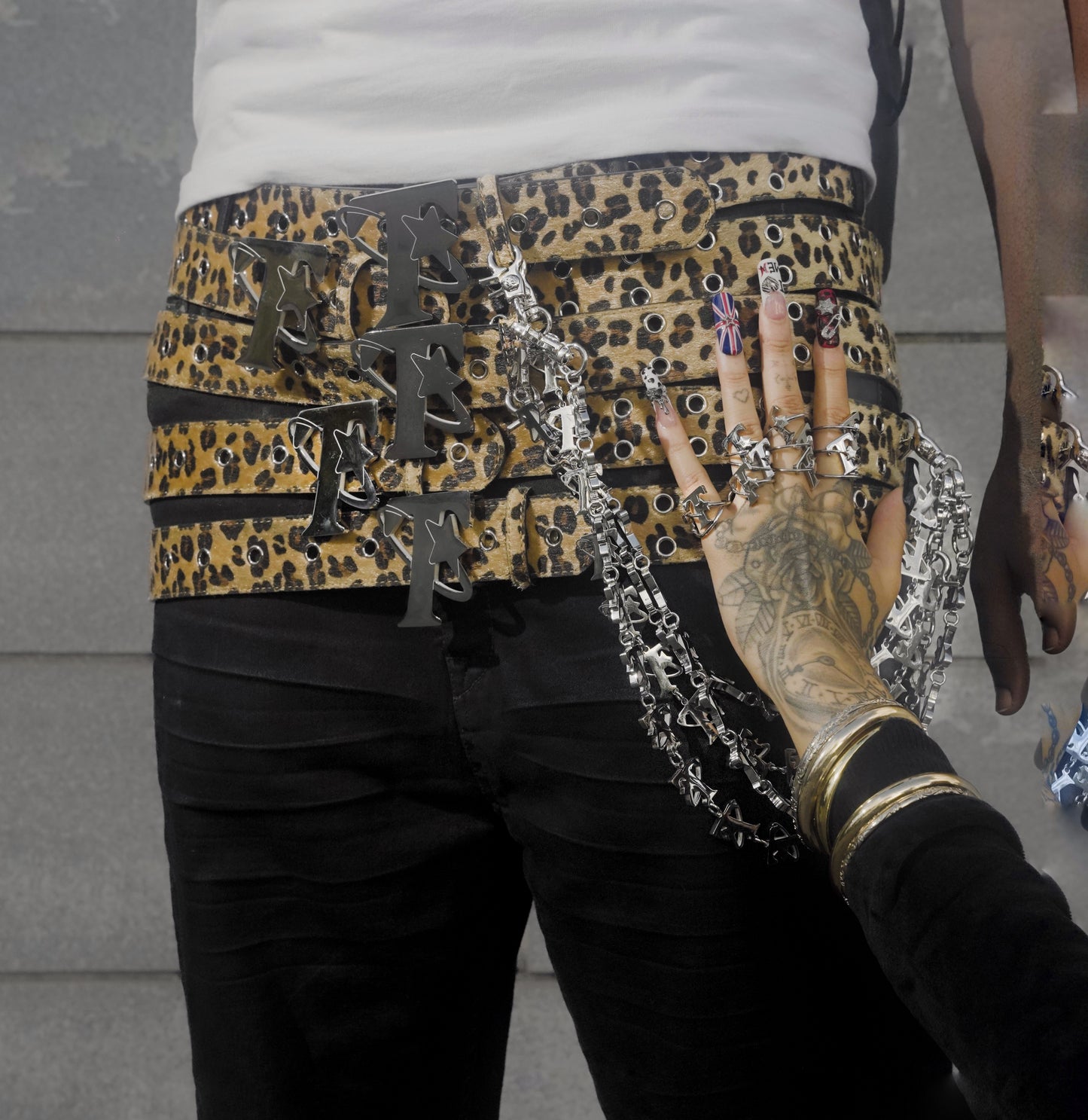 Timeless Leopard Mohair Belt