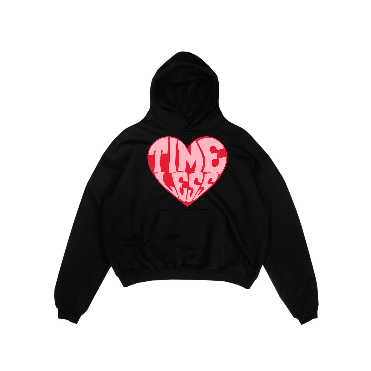 Timeless Heart Hoodie Black