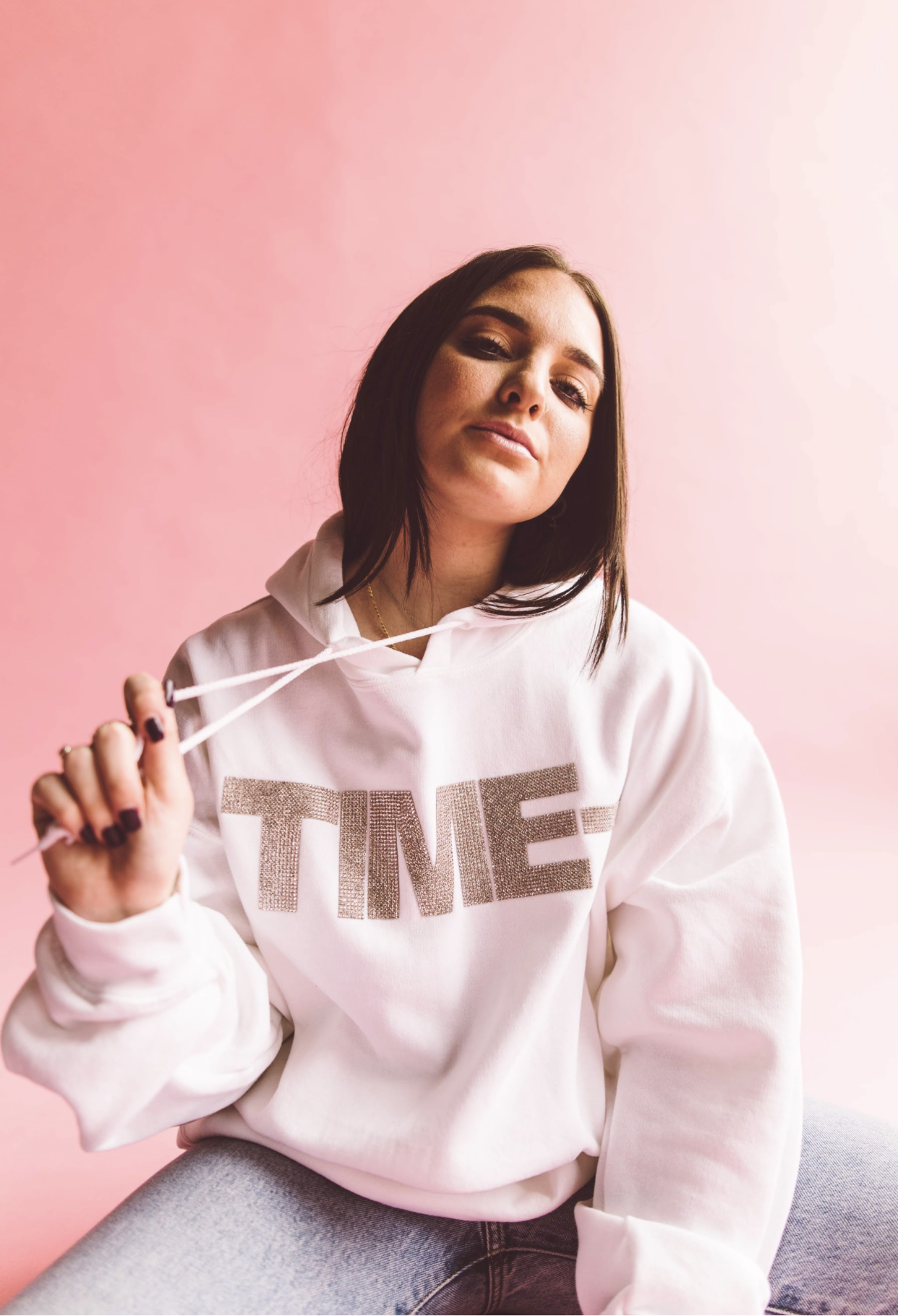 Timeless Rhinestone Hoodie