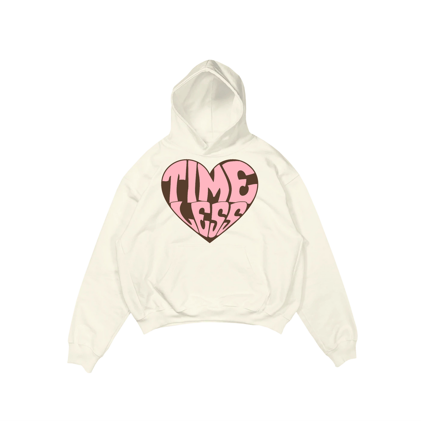 Timeless Heart Hoodie Cream